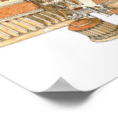 Poster Forum impérial. Rome. Vue aérienne (Coin)