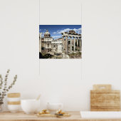 Poster Forum Romain, Rome, Italie (Cuisine)