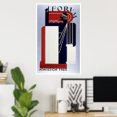 Poster Forum sur l'éducation 1939 WPA (Bureau à domicile)