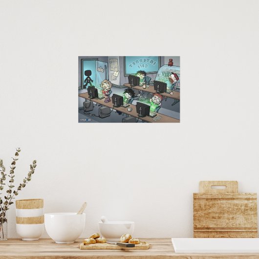 Poster Forumwarz Internet Café (Cuisine)