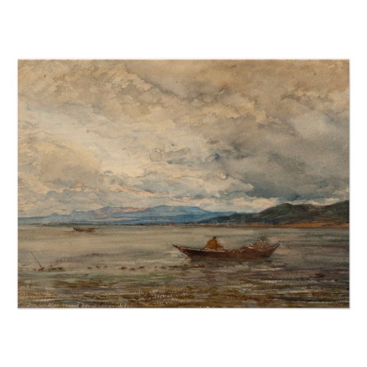 Poster Fos, Environs De Martigues - Félix Ziem (Devant)