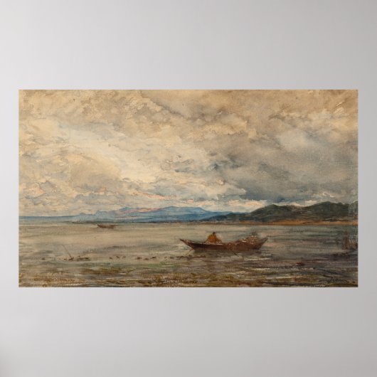 Poster Fos, Environs De Martigues - Félix Ziem (Devant)