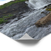 Poster Fossarrett Falls, Islande (Coin)