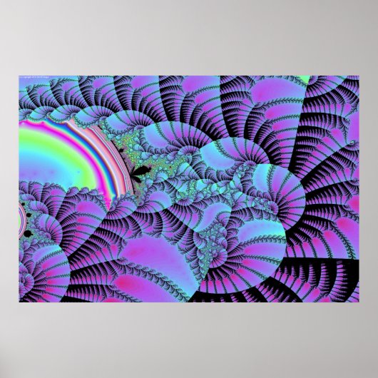 Poster Fossile fractal (Devant)