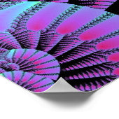 Poster Fossile fractal (Coin)