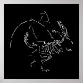 Poster Fossiles dragons (Devant)