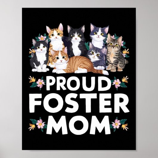 Poster Foster Cat Adopter Fier Foster Maman (Devant)