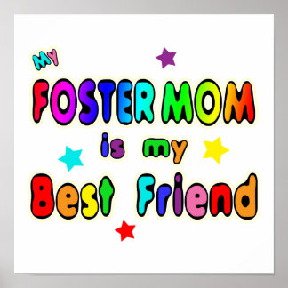 Poster Foster Mom Best Friend