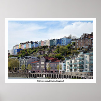 Poster foto van Cliftonwood, Bristol, 28 x 20 inch