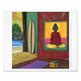 Poster fotopapier Namaste ©2016SoulSurfeCollection