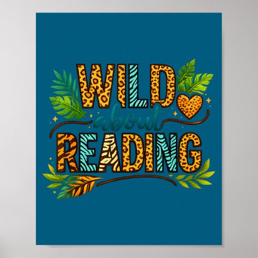 Poster Fou de lecture de livres et de bibliophile (Devant)