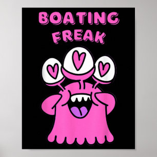 Poster Fou de navigation passionné de voile aventureux