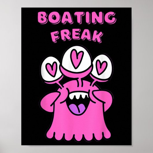 Poster Fou de navigation passionné de voile aventureux (Devant)