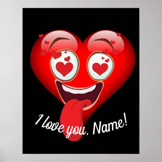 Poster Fou en amour (Devant)