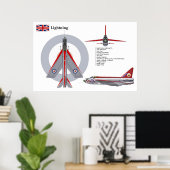 Poster Foudre F1A 56e Escadron (Bureau à domicile)