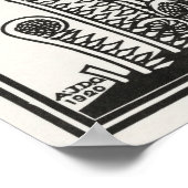 Poster Fougères par Julie de Graag Art Nouveau (Coin)