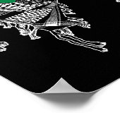 Poster Foulard palestinien, drapeau palestinien (Coin)