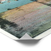 Poster Foule à la piscine Spa de Saratoga (Coin)