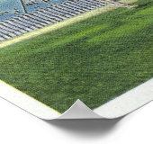 Poster Foule à la plage et parc sur Chautauqua (Coin)