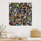 Poster Foule Birdorable (Cuisine)