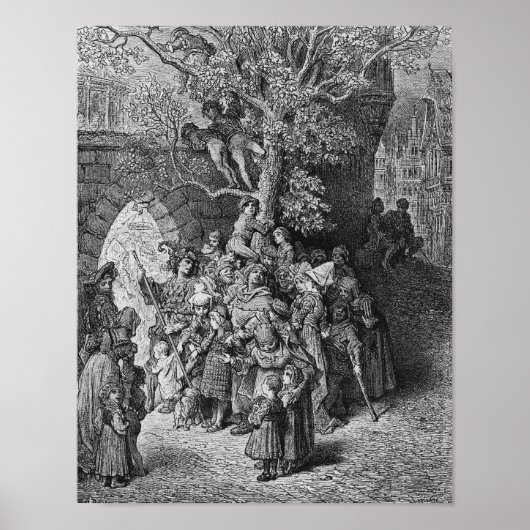 Poster Foule de spectateurs et spectateurs (Devant)