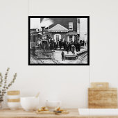 Poster Foule ferroviaire à Hanover Junction, PA 1863 (Cuisine)