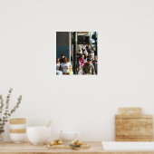 Poster Foule urbaine (Cuisine)