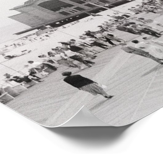 Poster Foules (Coin)