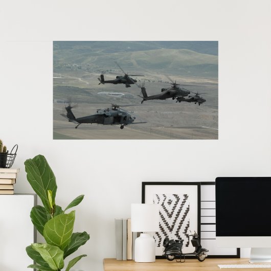 Poster Foules et Apaches (Bureau à domicile)