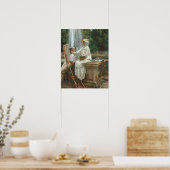 Poster Fountain Villa Torlonia Frascati, Italy by Sargent (Cuisine)