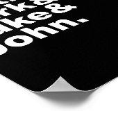 Poster Four Gospels Matthew Mark Luke John Bible  (Coin)