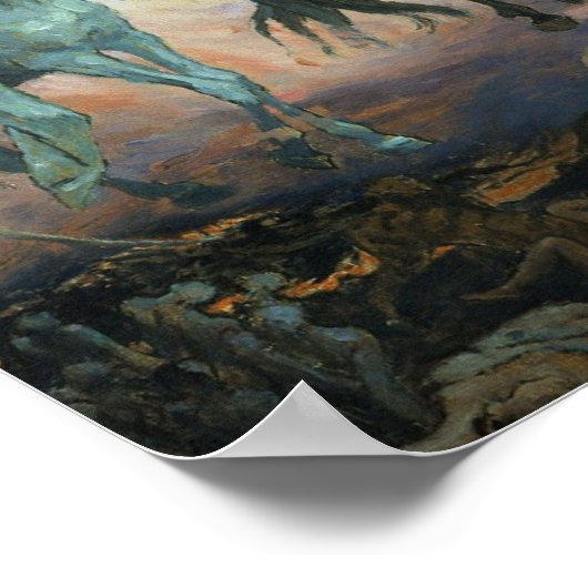 Poster Four Horsemen of Apocalypse by Viktor Vasnetsov (Coin)