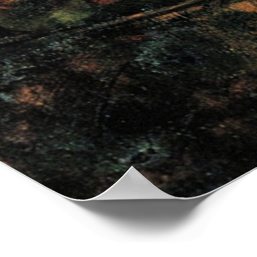 Poster Four Trees, art d'Egon Schiele, (Coin)