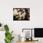Poster Fourmis sur un morceau d'ananas (Bureau à domicile)