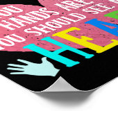 Poster Fournisseur de garderieSi vous pensez que mes main (Coin)