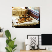 Poster Fournitures à base de viande (Bureau à domicile)