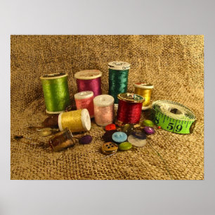 Poster Fournitures de couture