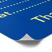 Poster Fournitures de restaurant, panneau Heures d'ouvert (Coin)