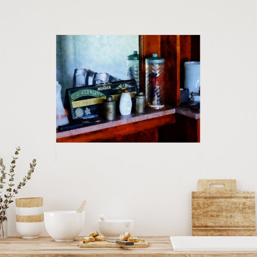 Poster Fournitures en barbre (Cuisine)