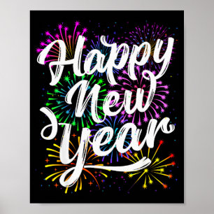 Poster Fournitures pour fête du Nouvel An 2026 tenue de f