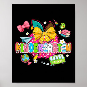 Poster Fournitures Preppy Maternelle Journée Joyeuse Dern