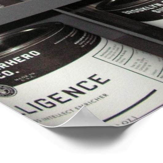 Poster Fournitures Superhero (Coin)