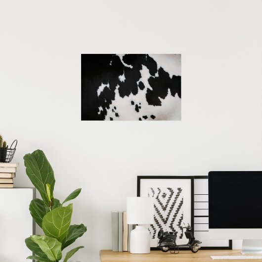 Poster Fourrure de vache (Bureau à domicile)