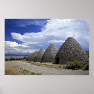 Poster Fours à charbon de bois, Nevada