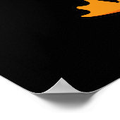 Poster Fowl Ball Funny Sport Pun Dark BG (Coin)