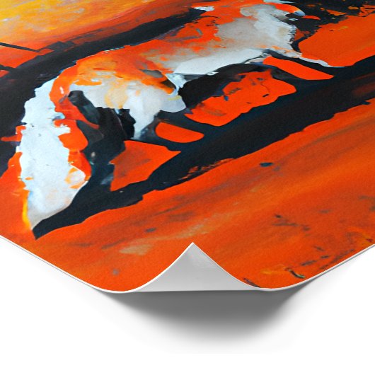 Poster Fox à Dusk (Coin)