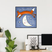Poster Fox a sauté au-dessus de la lune (Bureau à domicile)