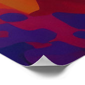 Poster Fox Animal Portrait Peinture Faune Art Extérieur (Coin)