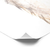 Poster Fox aquarelle Orange Forêt Brown Art Animal (Coin)