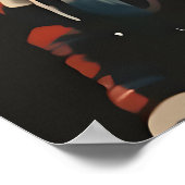 Poster Fox Astronaut Poster, Fox Retro Print, Fox (Coin)